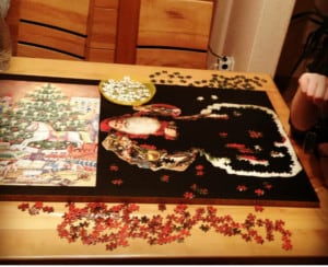 Weihnachtsvorbereitungen Puzzle WiB 