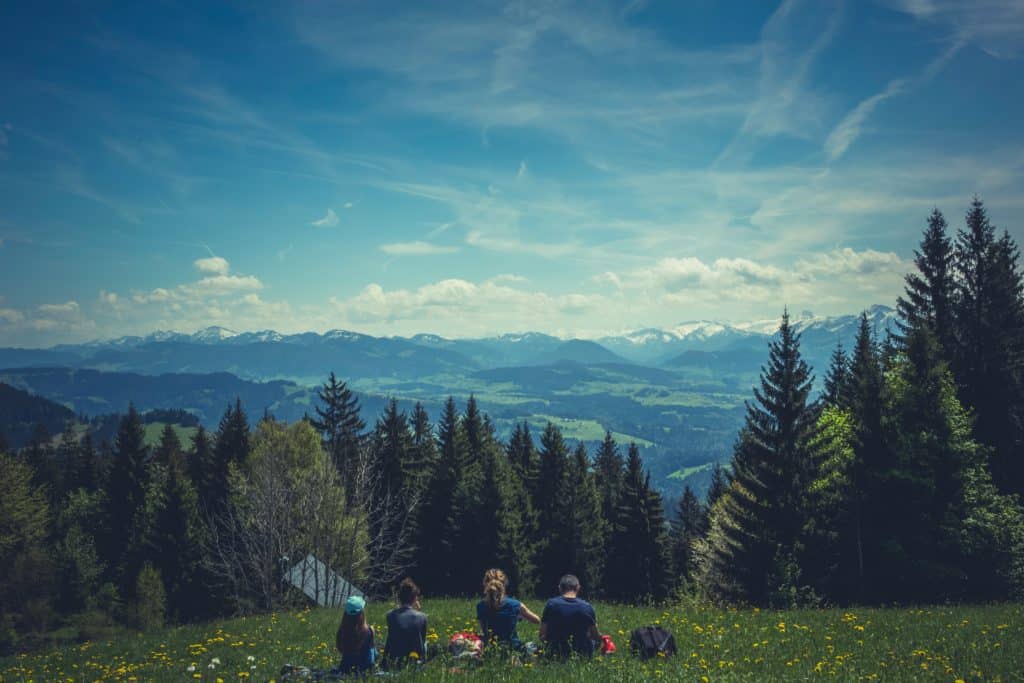 Mann mit Kind Familie