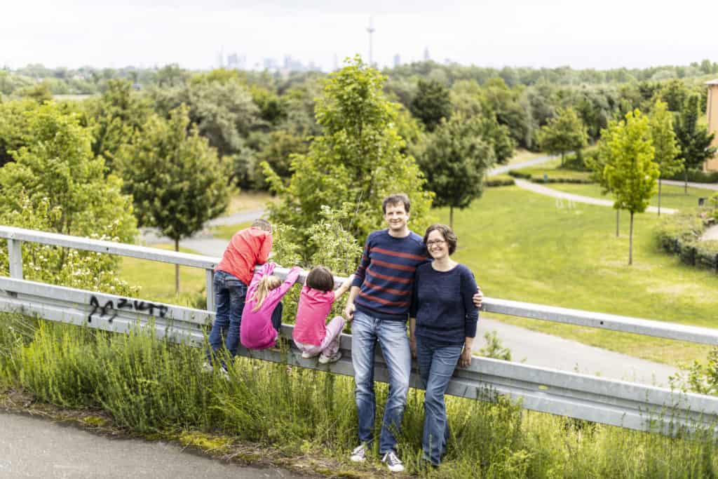 Autorin von Patchwork Power, Marita Strubelt mit ihrer Patchworkfamilie