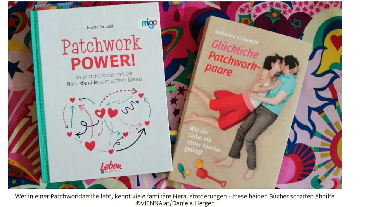 Buchcover Patchwork Power und Glückliche Patchworkpaare