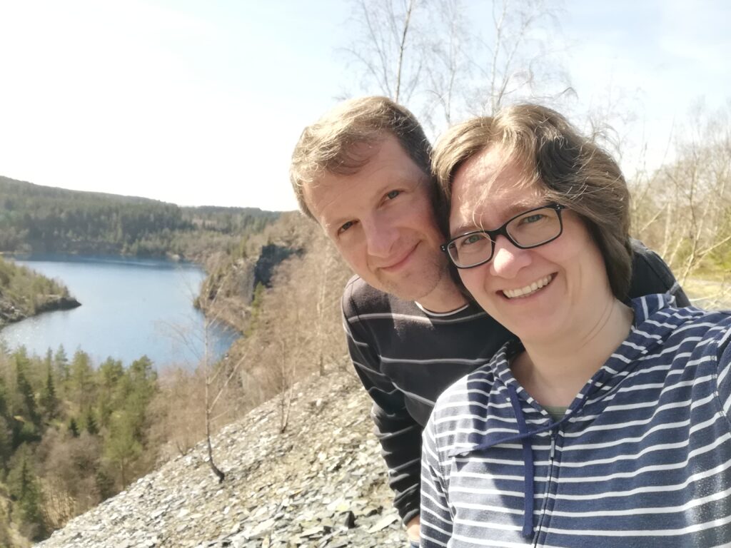 Marita Strubelt auf der GFK Familienfreizeit zusammen mit ihrem Mann.