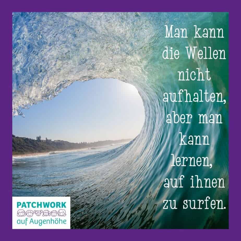 Motto 2026: Vor die Welle kommen. Man kann die Wellen nicht aufhalten, aber man kann lernen, auf ihnen zu surfen. 